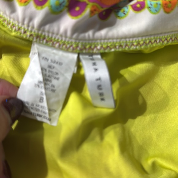 Trina Turk 2-pc swimsuit size 8, like new condition worn once. - Picture 3 of 4